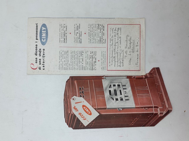 Ecco un Ciney! (Brochure fustellata del calorifero Ciney)